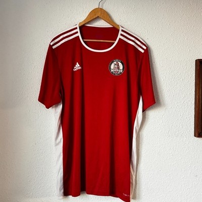 Adidas Football Club Warrior Red Training Jersey - Mens 2XL - Climalite