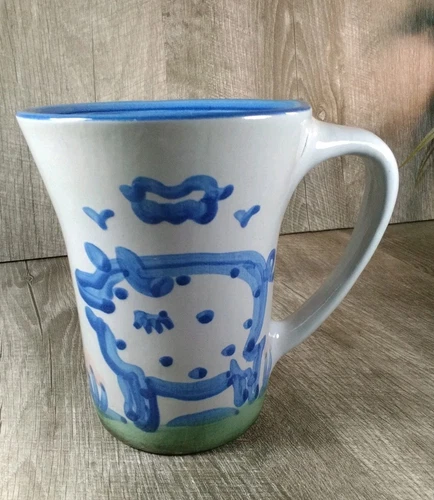 Vintage M.A. Hadley Pottery, 12 oz. Pig Design Coffee Mug