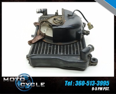 1984 84 KAWASAKI ZX9 ZX900 ZX 900 ZX9R GPZ RADIATOR AND FAN ENGINE