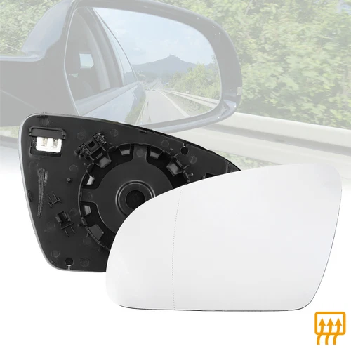Car Rearview Driver Side Heated Mirror Glass W/ Backing for HYUNDAI KONA 2018