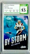 2021 Panini Absolute By Storm #BST-9 Mac Jones RC CSG 9.5 RC