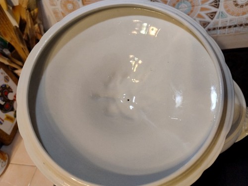 Antica PORCELAIN Coimbra S.P. Portugal Zuppiera VINTAGE fine '800 Perfetta! - Picture 8 of 12
