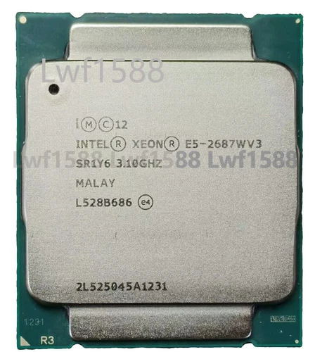 Intel Xeon E5-2687W V3 3.1Ghz 10 Core 25MB SR1Y6 LGA2011-3 CPU 处理器 2687WV3