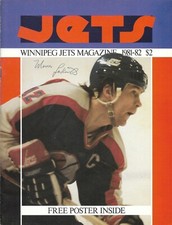 Winnipeg Jets - St. Louis Blues 1981/82 NHL Off. Programme  #12 Morris Lukowich