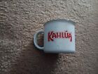 Kahlua Coffee Mug New! White With Black Speckles 16 Oz Collectible Mug