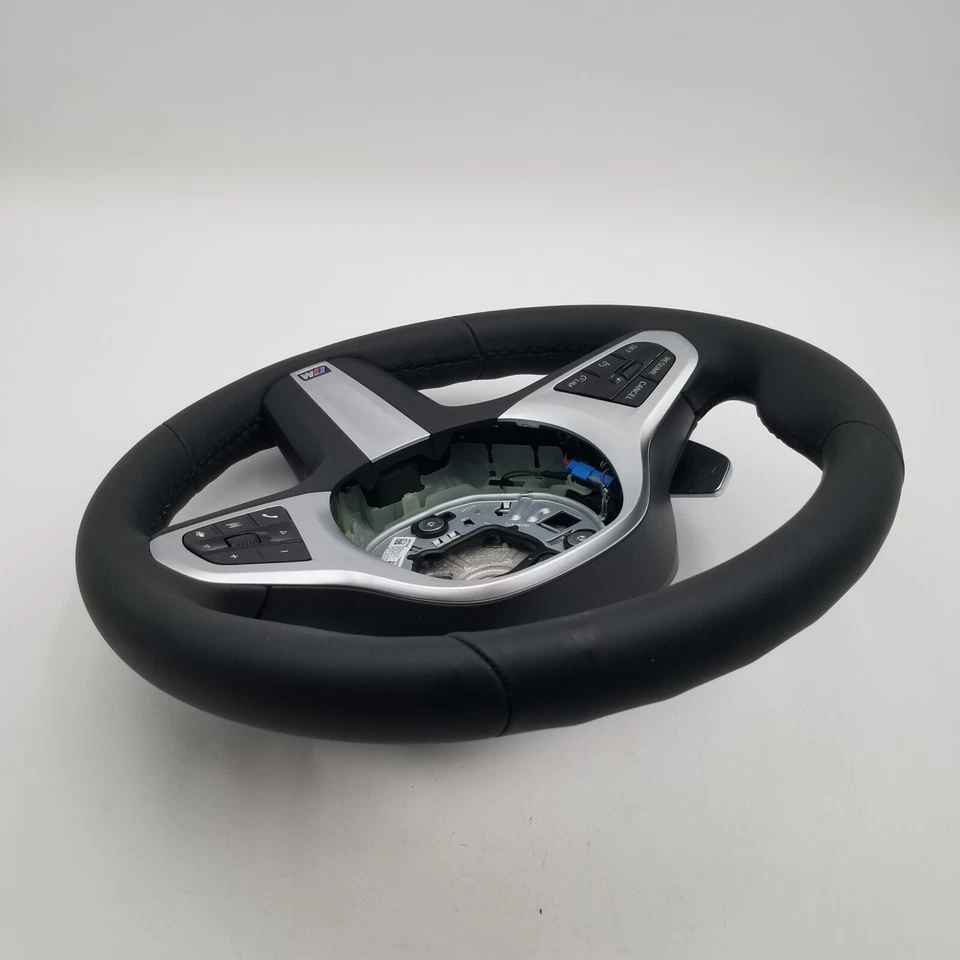 2024 BMW M235I FRONT LEFT DRIVER M SPORT HEATED STEERING WHEEL LEATHER OEM - Image 3 of 4