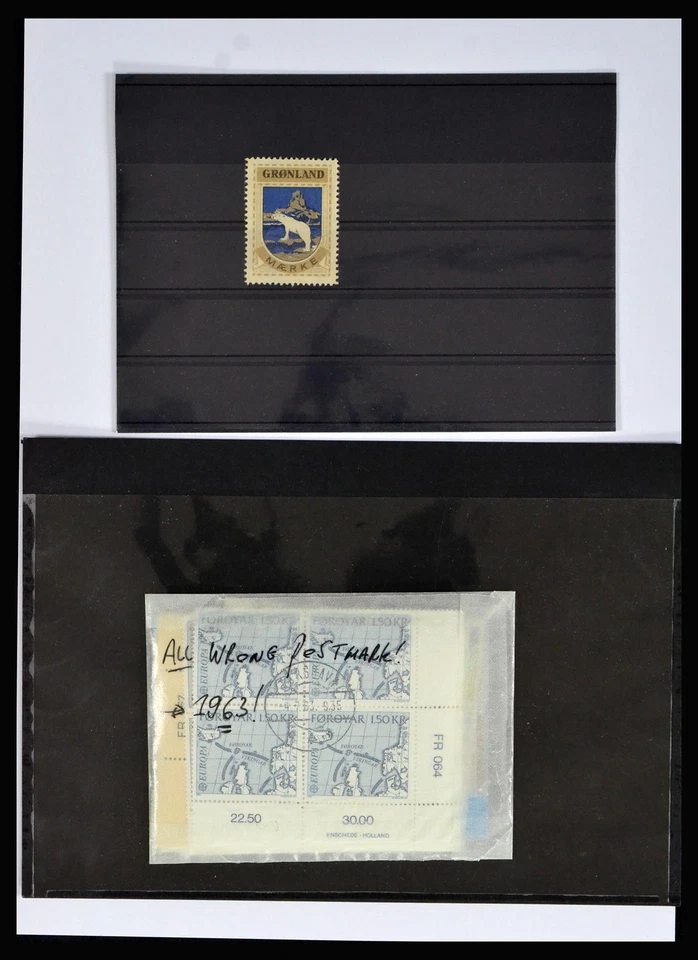 Lot 38547 Covers and cards collection Greenland and Faroe Islands 1919-1990. - Image 2 of 4