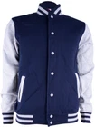 Vintage "OLD SCHOOL BASEBALL" College JACKET Unisex - Blue Rockabilly