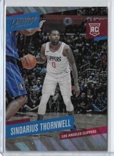 2017-18 Panini Prestige Sindarius Thornwell Holo Mist Rookie #198 Clippers RC