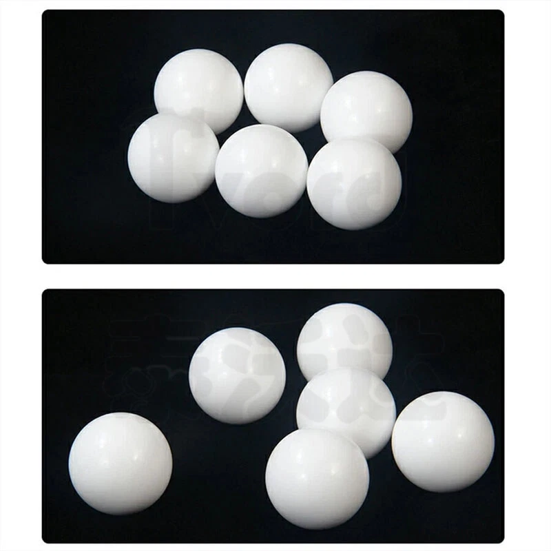 Ø3mm-63mm bianco PTFE sfere PTFE sfere pompe a membrana sfere valvole sfere di tenuta - Immagine 2 di 4