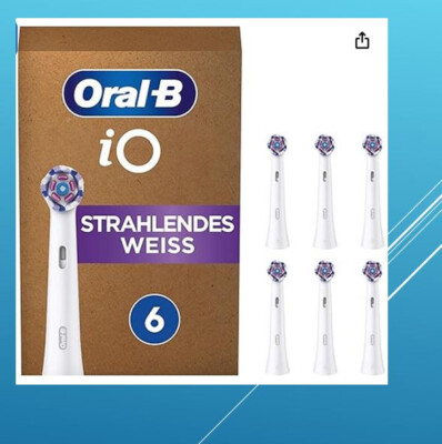 Oral-B iO Series Replacement Brush Head - Pack of 6