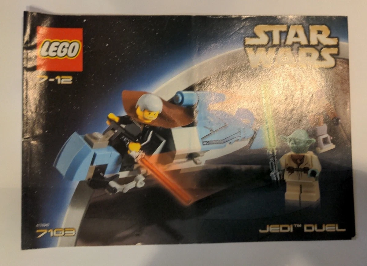 Lego Star Wars - 7103 - Jedi Duel: Instruction Manual Only 