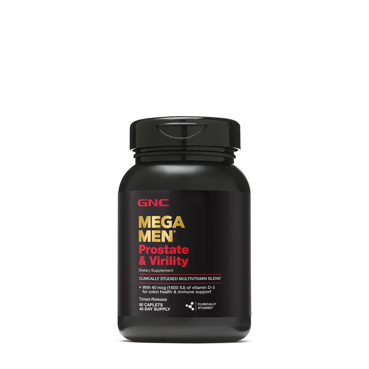 GNC Mega Men Prostate and Virility Multi Vitamins 90 Caplets(EXP:10/2026)