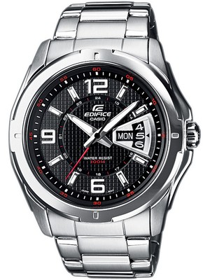 CASIO EF-129D-1AVEF EDIFICE Mens Watch 45mm 10 ATM