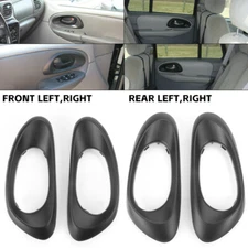 Interior Door Handle Bezel Cover Trim Front Rear For 2002-2009 Chevy Trailblazer