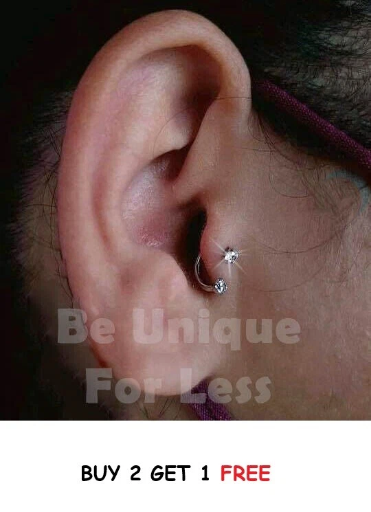 Hoop clearance on tragus