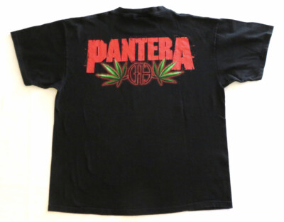 Pantera Vintage T Shirt 1990's Tour Concert Pot Leaf Skull Pantera Vintage T Shirt 1990's Tour Concert Pot Leaf Skull