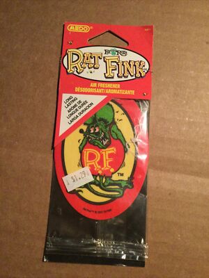 NOS New Sealed 2001 Ed Big Daddy Roth Rat Fink Monster Air Freshener Hot Rod