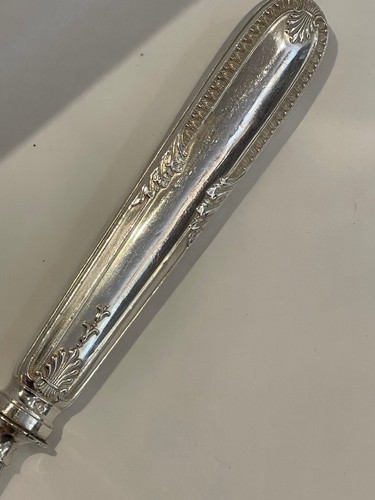 Antikes Puiforcat Sterlingsilber Salatbesteck versilberte Griffe - Bild 5 von 8