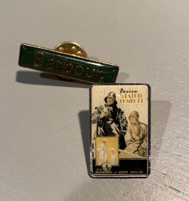 Barbour Pin Badges Set Vintage