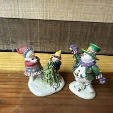 1998 Ingrid's Wintree Christmas Eve Figurines The Megawatt Tree In  Box Vintage