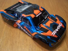 Fits Traxxas 1/10 Slash Ultimate Orange Blue Body w/ Clipless Mounts 4wd VXL 2wd