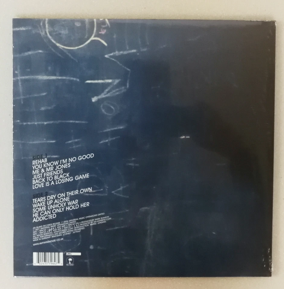 12" LP Vinyl Amy Winehouse Back To Black Limited Picture disc - WM132 - Bild 2 von 2