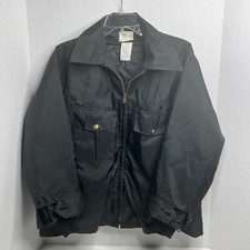 VTGHorace Small Security Nylon Black Jacket USA Uniform Chill Chaser Sz 46L