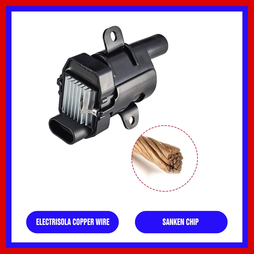 Bobina de encendido de 1 pieza UFD262 para Chevrolet Express 2500 2006 2007 6,0 L V8 Foto 3 de 4