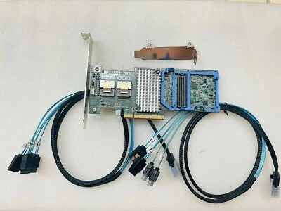 IBM M5110 8-Port 6Gbps PCI-e IT MODE FW:P20 LSI 9207-8I + 2*SFF8087 SATA - Bild 1 von 4