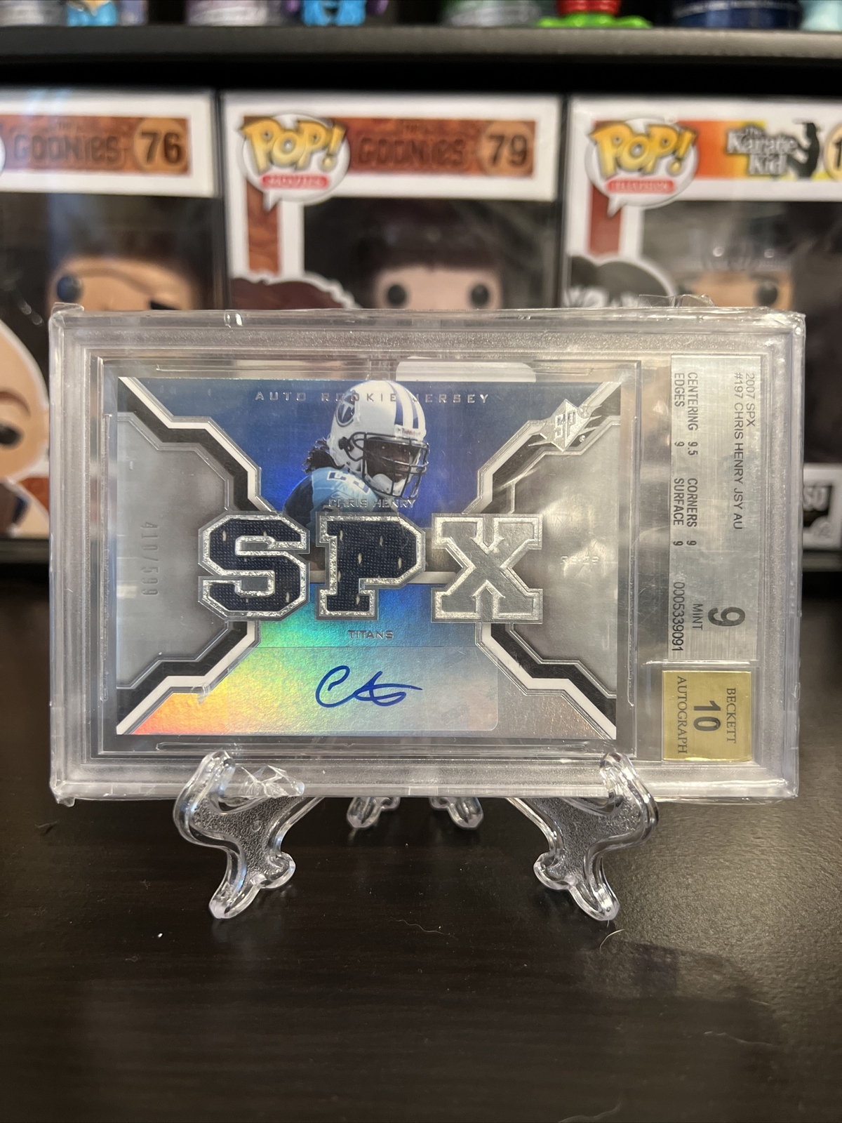 Chris Henry Upper Deck Premier #148 Signed Jersey