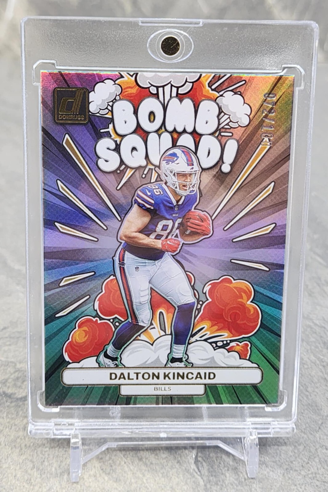 2023 Donruss Bomb Squad Dalton Kincaid RC Holo #BS-27 Bills Rookie #d /100