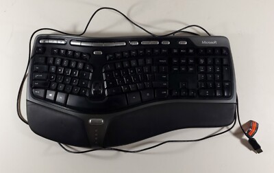 Microsoft Natural Ergonomic Keyboard 4000 Model KU-0462 Tested Working