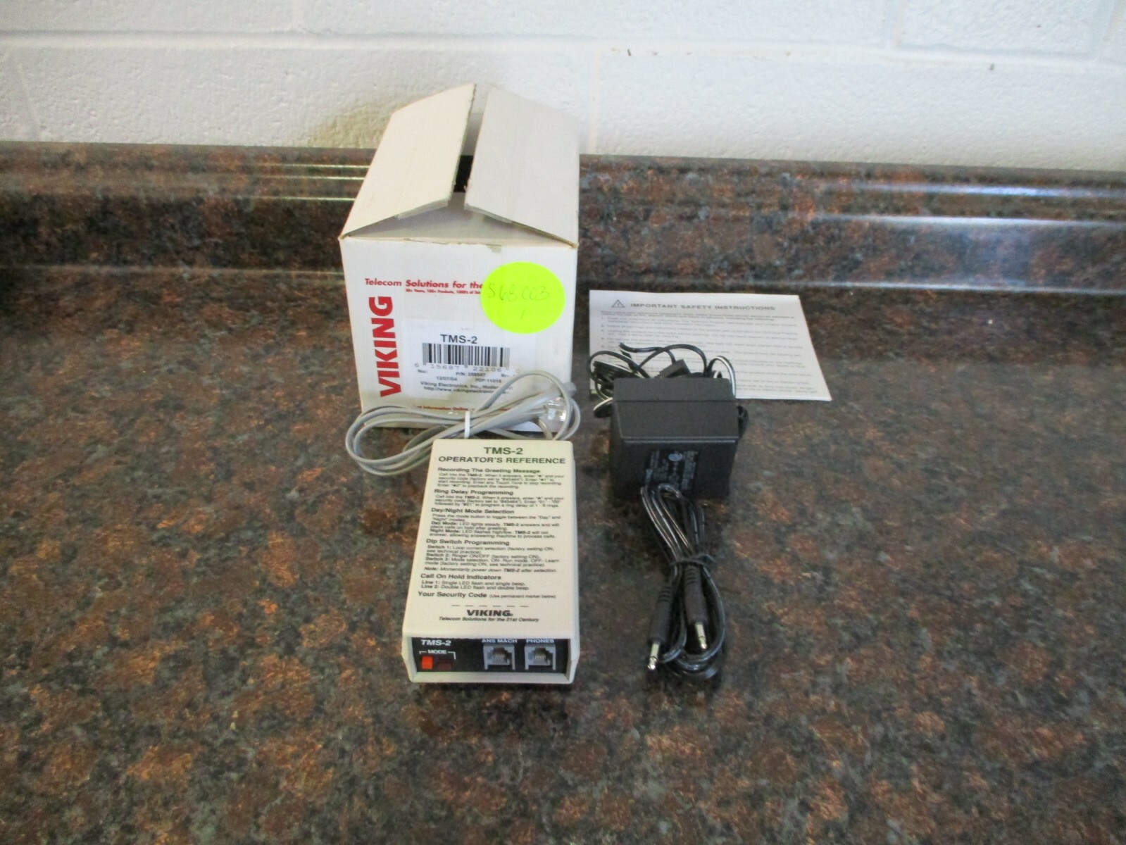 Viking TMS-2 Two-Line Call Sequencer NEW FREE SHIPPING