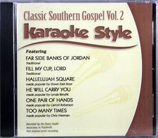 Classic Southern Gospel Volume 2 Christian Karaoke Style NEW CDG Daywind 6 Songs