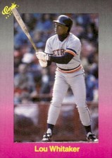 1989 Classic #188 Lou Whitaker Detroit Tigers