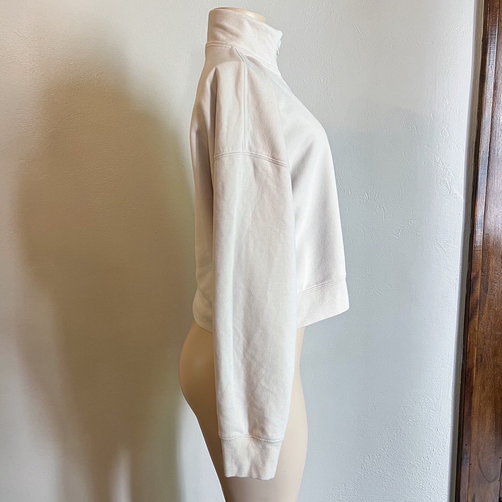 Fabletics Kat Half Zip Pullover Tapioca Sz Large - image 10