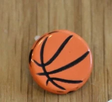 BASKETBALL BRADS Sports Hoops Ball Orange Scrapbooking Card Making Stamping
