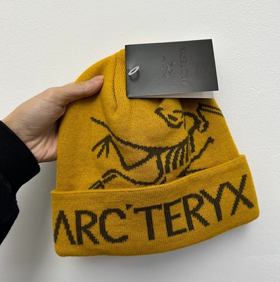 Arc'teryx Bird Head Toque Beanie - Yellow Merino Wool Unisex Ski
