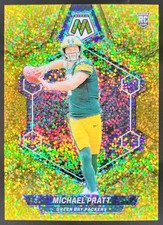 2024 Panini Mosaic Michael Pratt Gold Sparkle Prizm /24 RC Packers GG