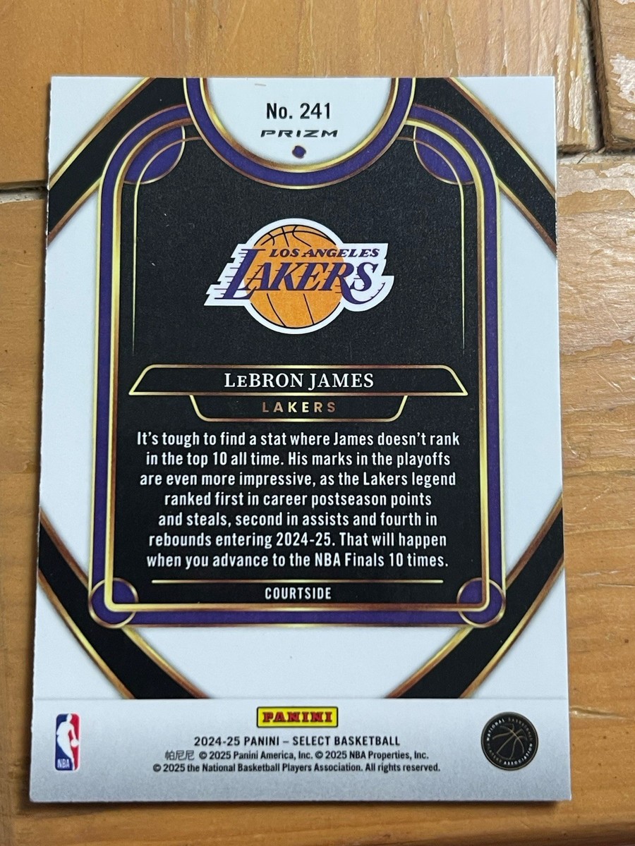 2024 Select Lebron James Courtside Zebra | eBay