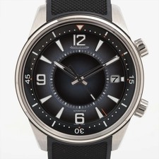 Jaeger-LeCoultre Polaris Date Q9068650 SS SS & Rubber AT black dial