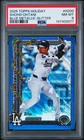 147400077 Shohei Ohtani 2025 Topps Holiday #H200 Blue Metallic Glitter PSA 8