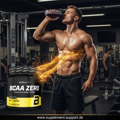 BioTech USA BCAA ZERO Aminosäure Pulver 360g