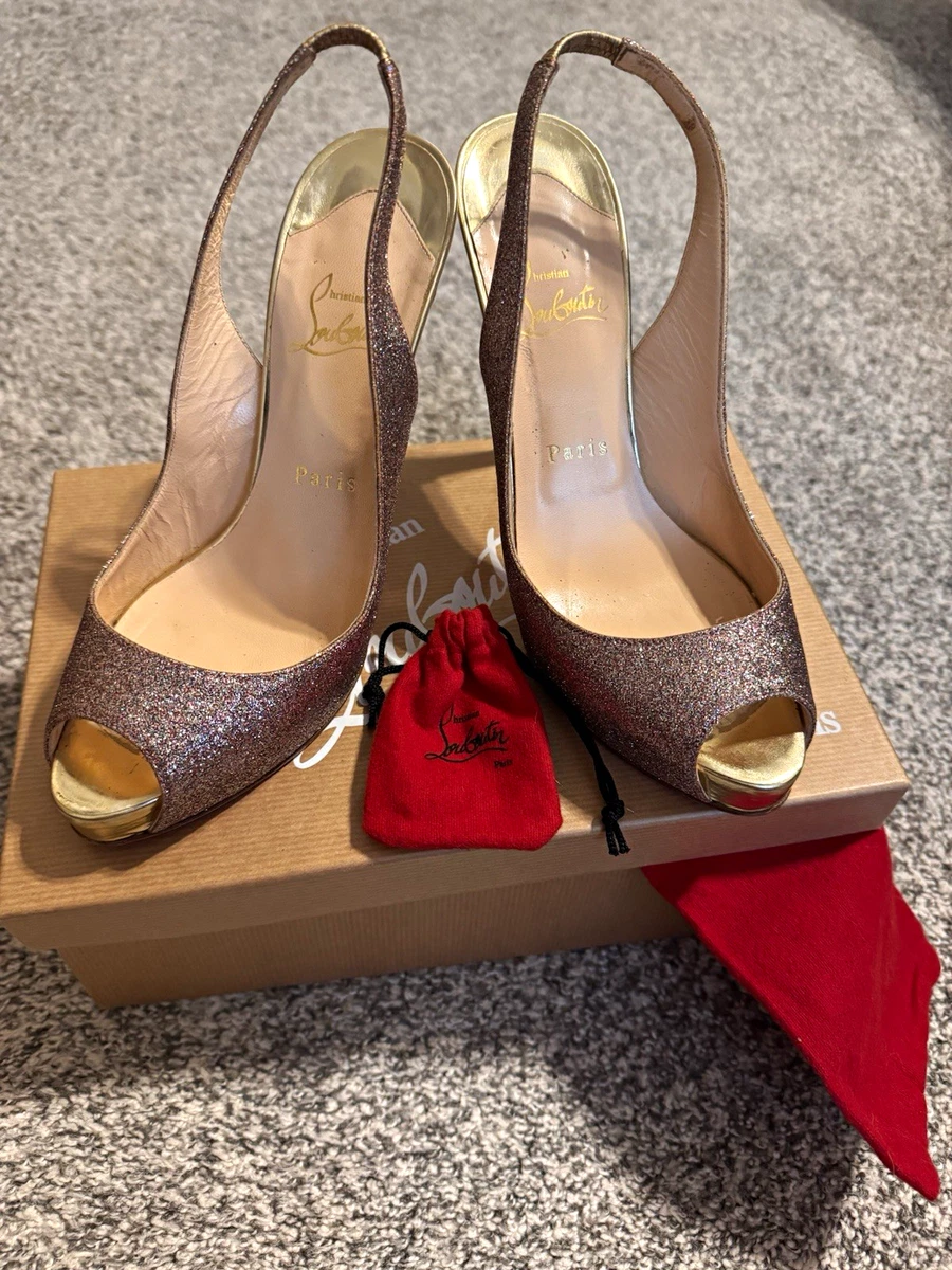 Christian Louboutin Gold Shoes for Women for sale | eBay