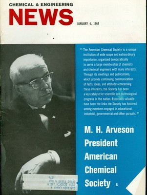1964 Chemical & Engineering News Magazine: M.H. Arveson - President Am. Chem Soc