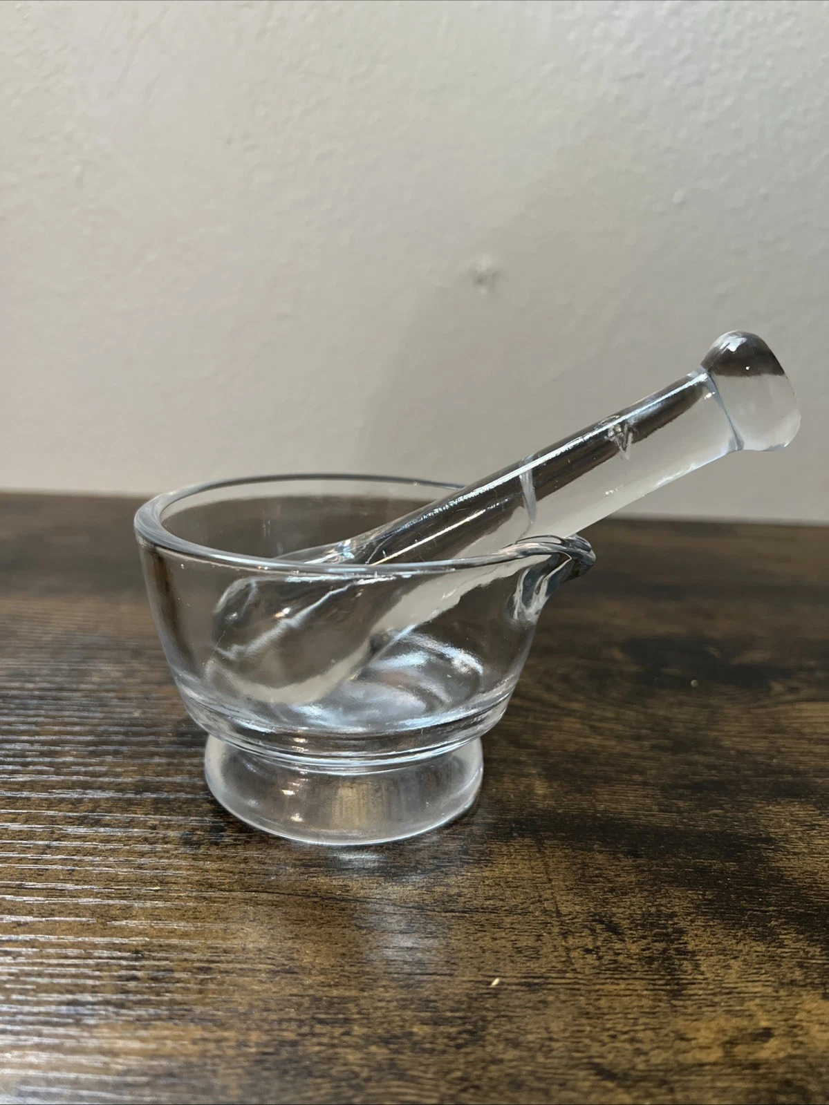 4oz Glass Mortar & Pestle Set
