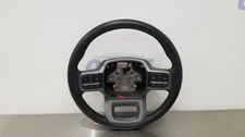 22 FORD F150 XLT STEERING WHEEL BLACK LEATHER
