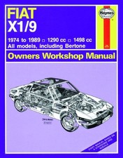 Revue technique Fiat X1/9