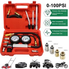 Cylinder Leak Down Tester Kit Dual Gauge Leak Down Detector Tool Set Cylinder Leak Down Tester Kit Dual Gauge Leak Down Detector Tool Set